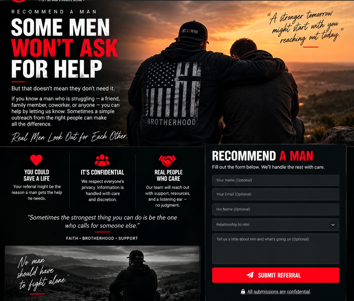 NOCLOWNN Recommend A Man